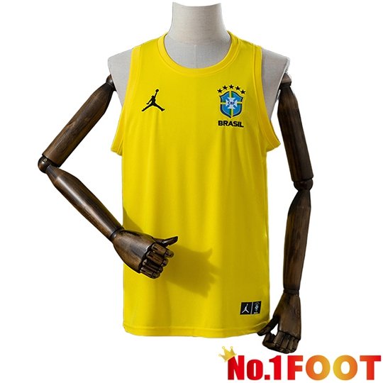Brésil Gilet Soccer Yellow 2026/2027