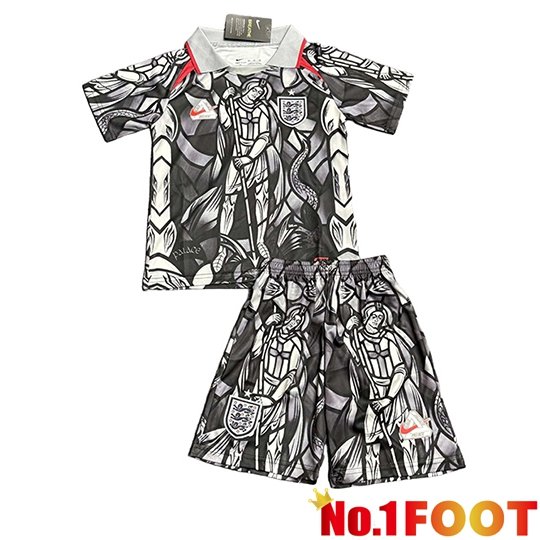 England Kids Soccer Jersey Special Edition Black 2026/2027