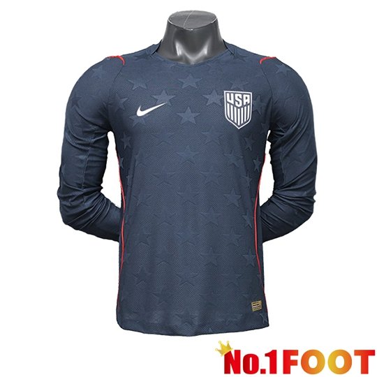 United States Away Soccer Jersey Long sleeve Soccer World Cup 2026