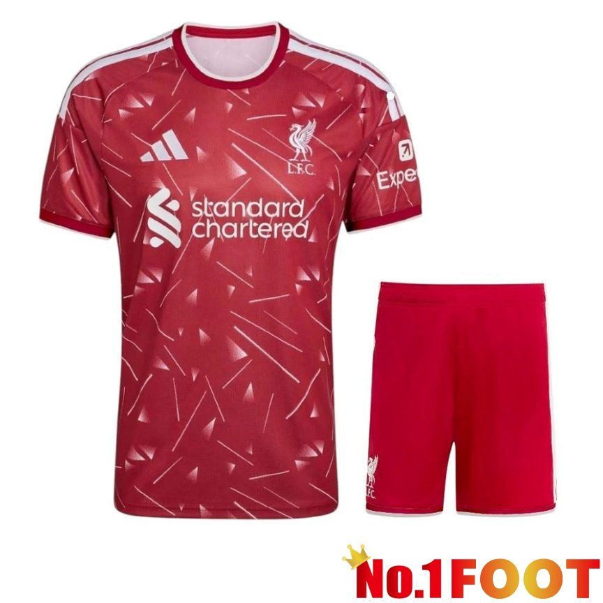 FC Liverpool Home kit Soccer Jersey + Shorts 2026/2027