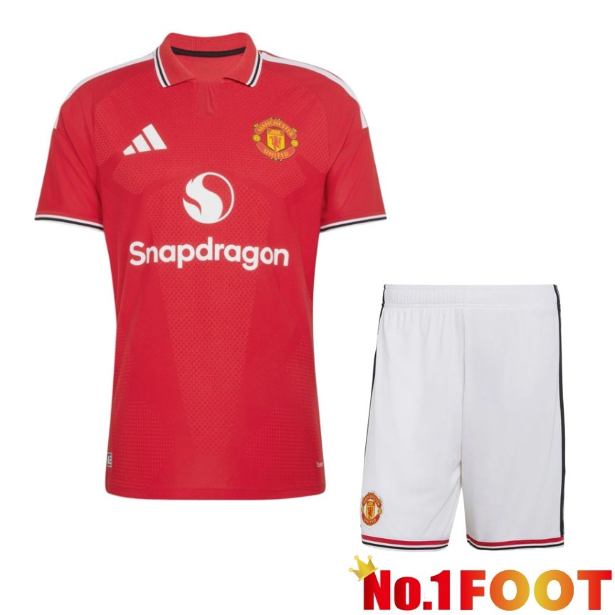 Manchester United Home kit Soccer Jersey + Shorts 2026/2027
