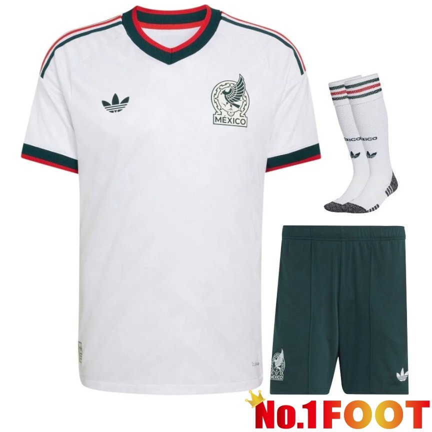Mexico Away + kit Soccer Jersey (Shorts + Socks) 2026/2027