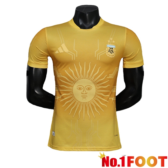 Argentina Soccer Jersey Special Edition Yellow 2026/2027