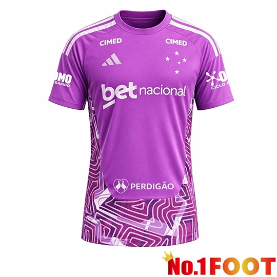Cruzeiro Goalkeeper Soccer Jersey Purple 2026/2027