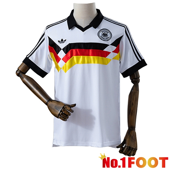 Germany Retro Home Soccer Jersey 1988