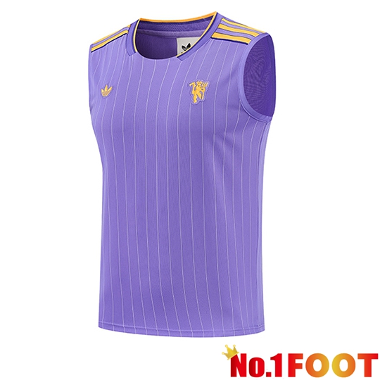 Manchester United Soccer Vests Purple/Yellow 2026/2027