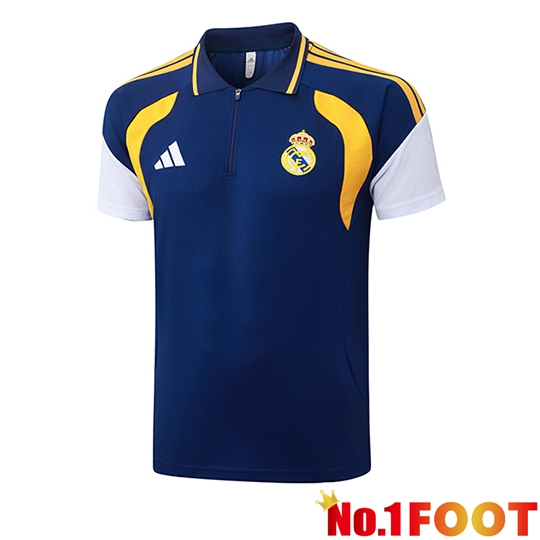 Real Madrid Blue Soccer Polo Royal 2026/2027