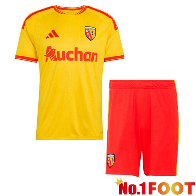 RC Lens Kids Home Soccer Jersey Yellow 2026/2027