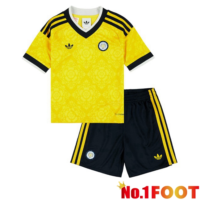 Leeds United Kids Away Soccer Jersey Yellow 2026/2027