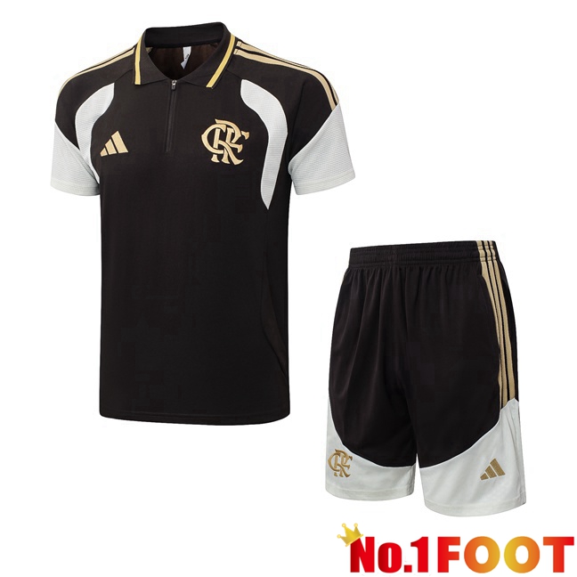 Flamengo Soccer Polo + Shorts Black 2026/2027