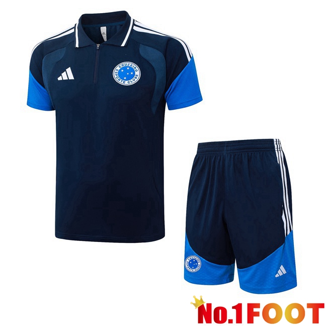 Cruzeiro EC Soccer Polo + Shorts Blue Royal 2026/2027