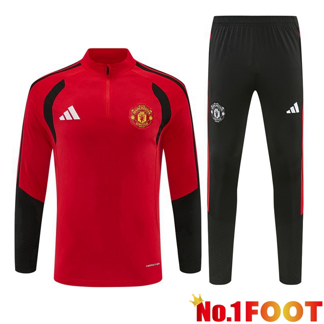 Manchester United kit Training Tracksuit Red 2026/2027