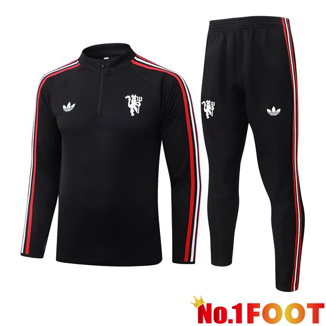 Manchester United kit Training Tracksuit Black 2026/2027