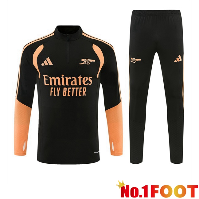 Arsenal kit Training Tracksuit Black Orange 2026/2027