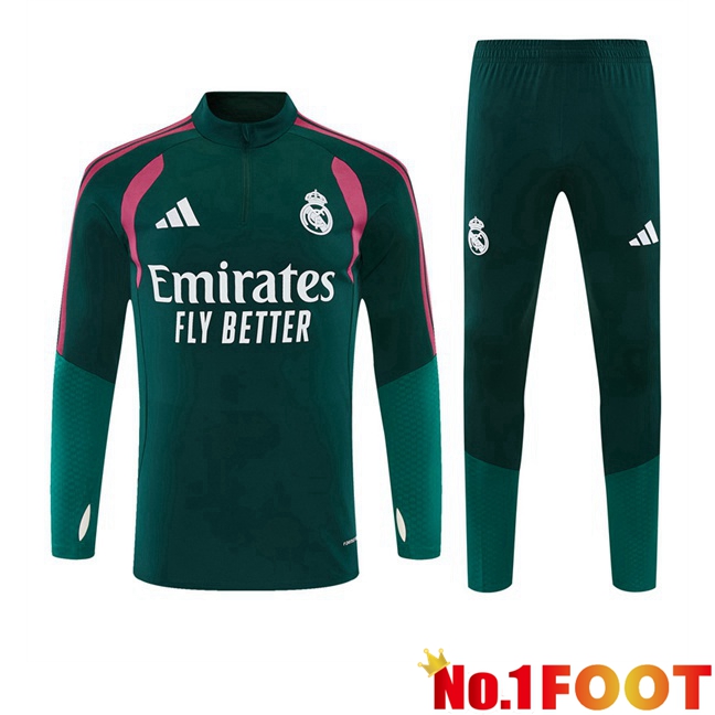 Real Madrid kit Training Tracksuit Green 2026/2027