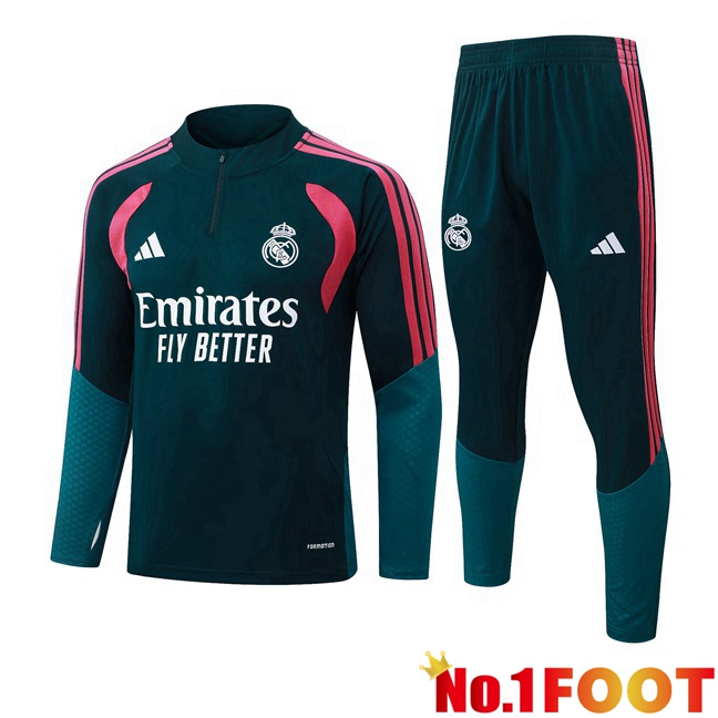 Real Madrid kit Training Tracksuit Green 2026/2027