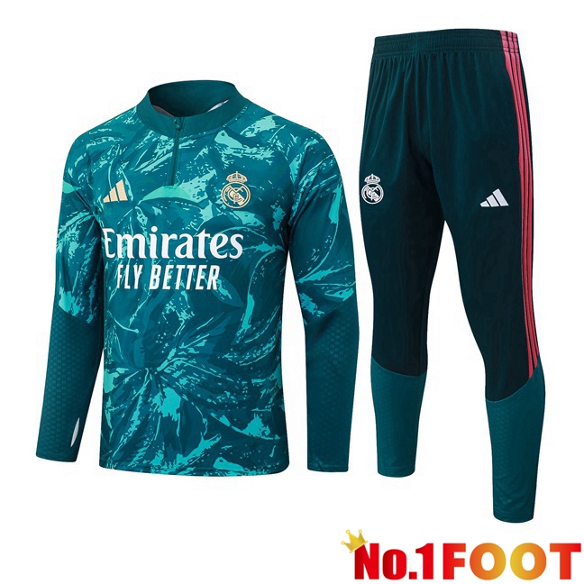 Real Madrid kit Training Tracksuit Green 2026/2027