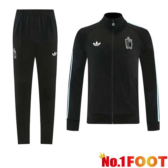 Belgium kit Training Tracksuit - Training Jacket Black 2026/2027