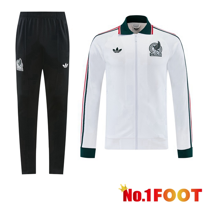 Mexico kit Training Tracksuit - Training Jacket White 2026/2027