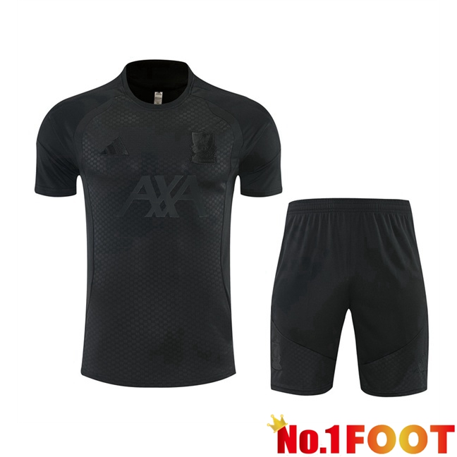 FC Liverpool kit Training T Shirt + Shorts Black 2026/2027