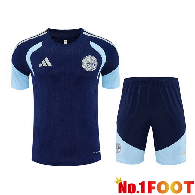 AFC Ajax kit Training T Shirt + Shorts Blue Royal 2026/2027