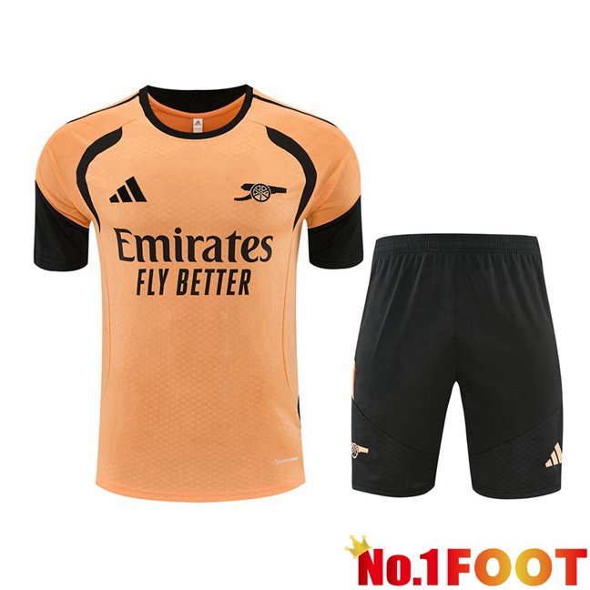 Arsenal kit Training T Shirt + Shorts Orange 2026/2027