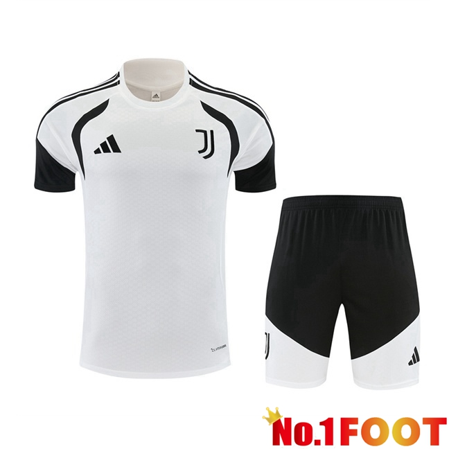 Juventus kit Training T Shirt + Shorts White 2026/2027