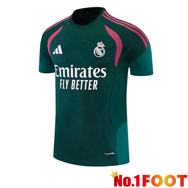 Real Madrid Training T Shirt Green Blue 2026/2027