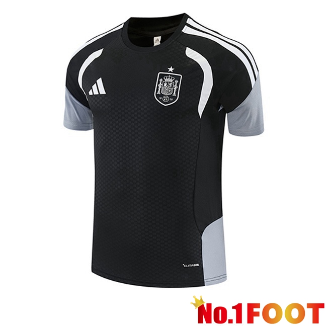 Spain Training T Shirt Black 2026/2027