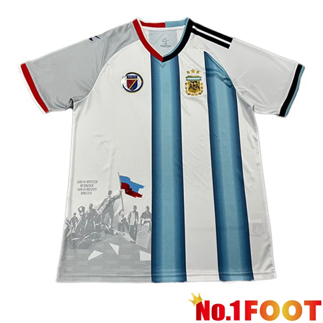 Argentina Soccer Jersey Special Edition Blue White FIFA World Cup 2026