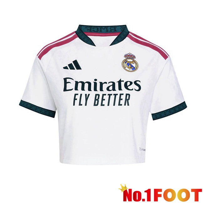 Real Madrid Court Women Home Soccer Jersey White 2026/2027