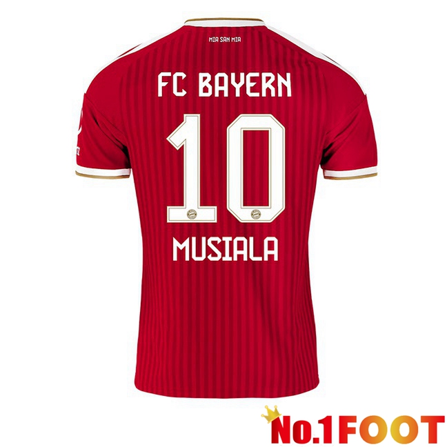 Bayern Munich (Musiala 10) Home Soccer Jersey Red 2026/2027