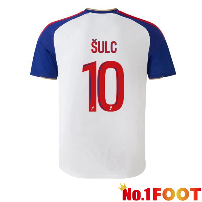 lyon OL (ŠULC 10) Home Soccer Jersey White 2026/2027