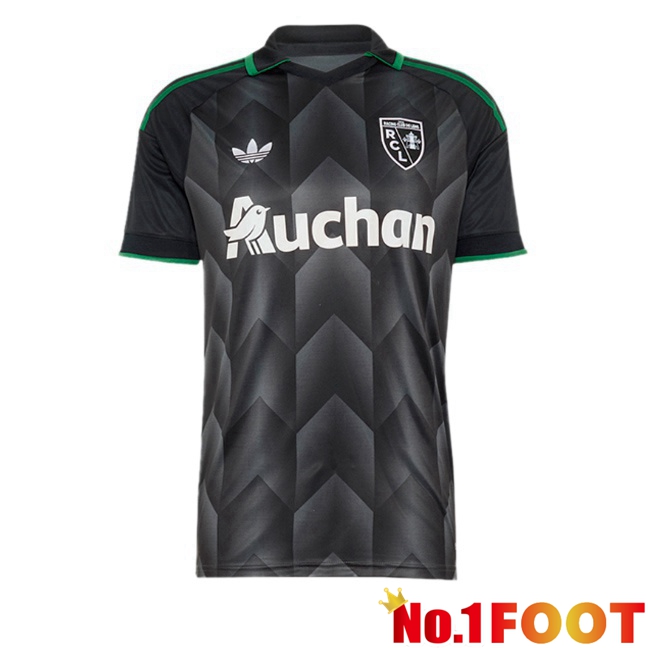 RC Lens Away Soccer Jersey Black 2026/2027