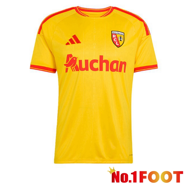 RC Lens Home Soccer Jersey Yellow 2026/2027