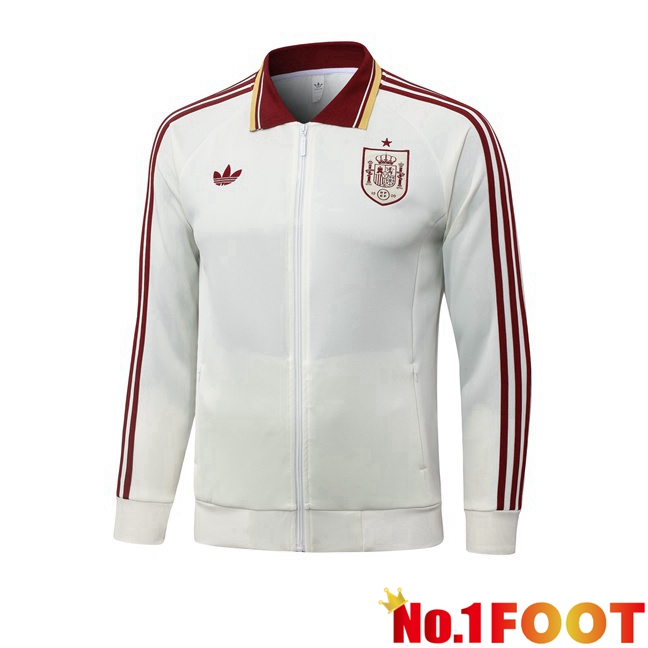 Spain Training Jacket White 2026/2027