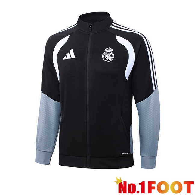 Real Madrid Training Jacket Black 2026/2027
