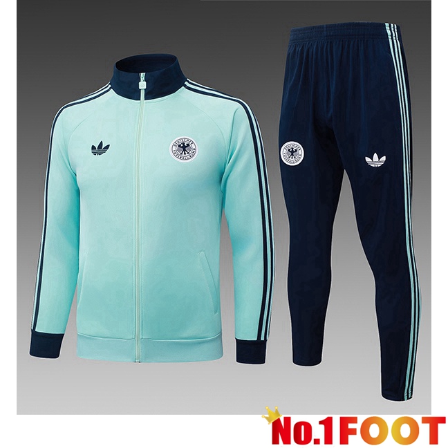 Germany Kids kit Training Tracksuit - Training Jacket Green 2026/2027