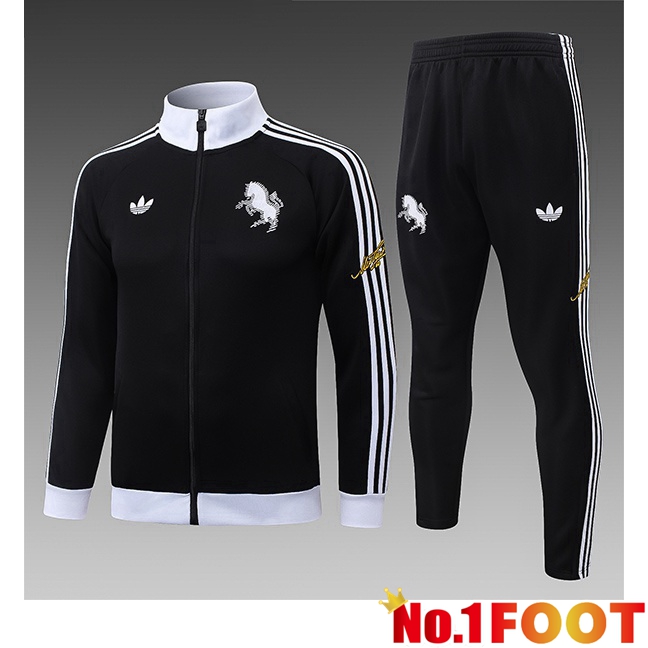 Juventus Kids kit Training Tracksuit - Training Jacket Black 2026/2027