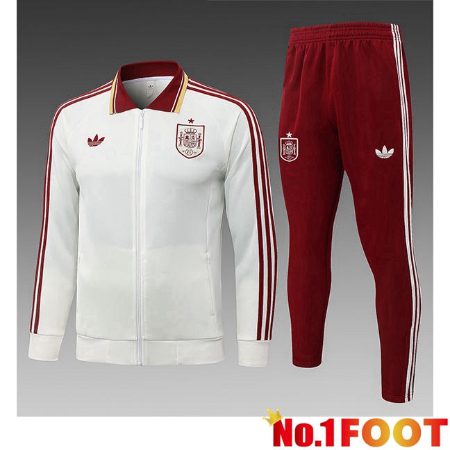 Spain Kids kit Training Tracksuit - Training Jacket Yellow 2026/2027