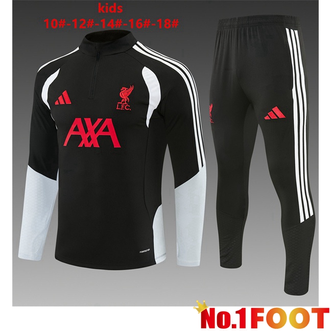 FC Liverpool Kids kit Training Tracksuit Black 2026/2027