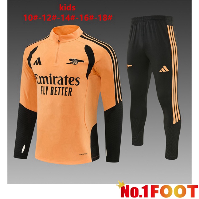 Arsenal Kids kit Training Tracksuit Orange 2026/2027
