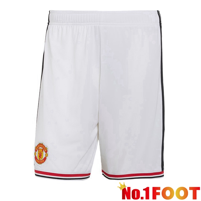Manchester United Home Soccer Shorts White 2026/2027