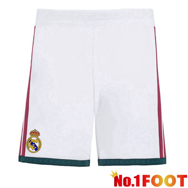 Real Madrid Home Soccer Shorts White 2026/2027