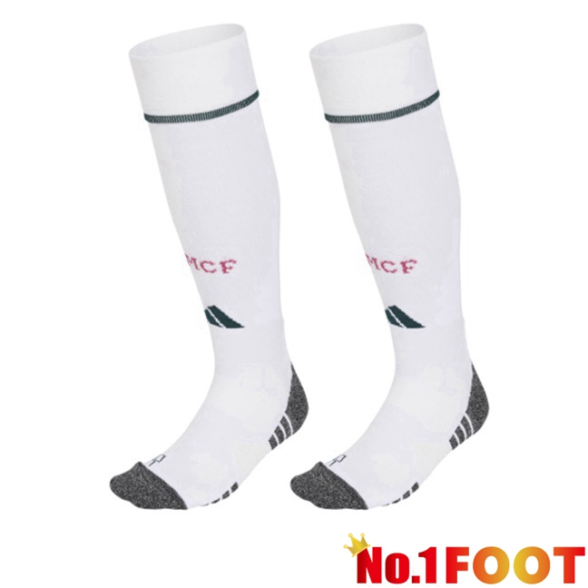 Real Madrid Home Soccer Socks White 2026/2027