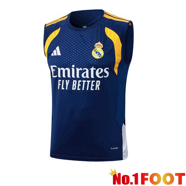 Real Madrid Gilet Soccer Blue Royal 2026/2027