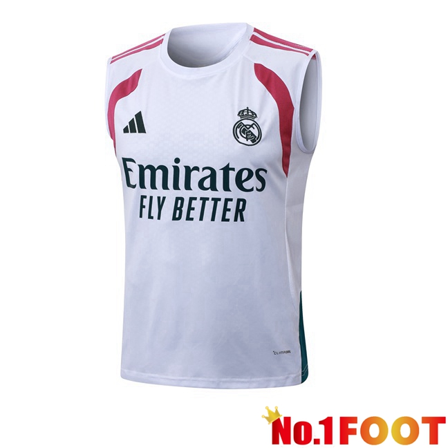 Real Madrid Gilet Soccer White 2026/2027