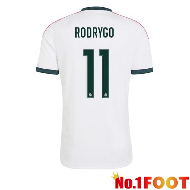 Real Madrid (Rodrygo 11) Home Soccer Jersey White 2026/2027