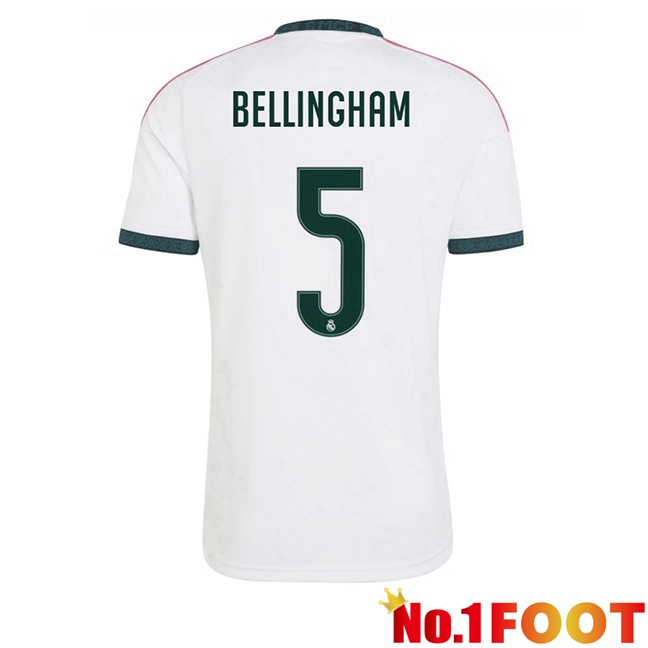 Real Madrid (Bellingham 5) Home Soccer Jersey White 2026/2027