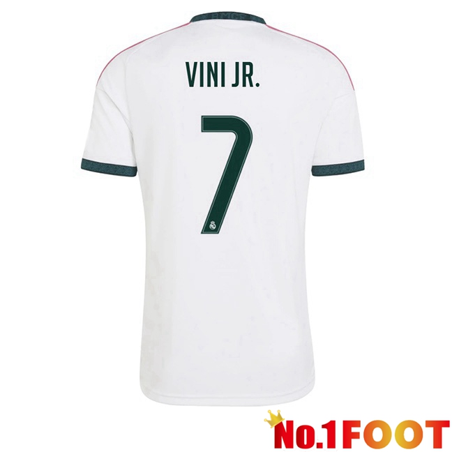 Real Madrid (Vini Jr. 7) Home Soccer Jersey White 2026/2027